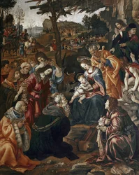 Aanbidding der Wijzen - Altaarstuk van San Donato