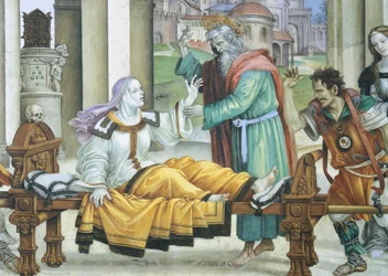 St. Johannes de Evangelist wekt Drusiana op