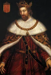 Portret van Jacobus I de Veroveraar, koning van Spanje