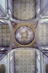 Uitzicht op het interieur van de koepel, gebouwd in 1425-46