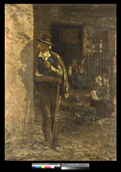 Boerenfamilie in de Veneto-regio