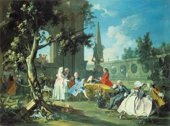 Concert in een tuin