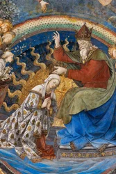Kroning van Maria, detail