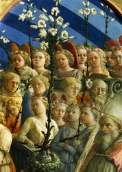Maringhi-kroning (circa 1406-1469), 200x287 cm, detail