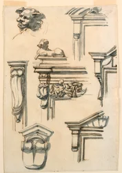 Tekenen, architectuurstudies, 1750-75