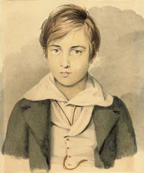 Een portret van William Michael Rossetti