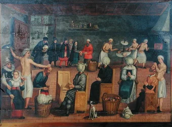 Onthoofding en vervangen van hoofden door kool: bakken van hoofden en opmaken ervan