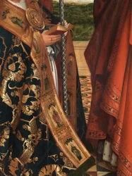 Madonna met Petrus Wijts (detail)