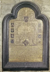 Epitaaf van Francois van Wychhuus, eind zestiende eeuw