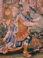 Alexander voor de Hogepriester Iaddo