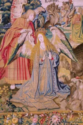 De Apocalyps: Sint-Michiel verslaat de draak (detail)