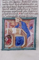 Pagina uit de Legenda Aurea, Brugge, ca. 1400-10