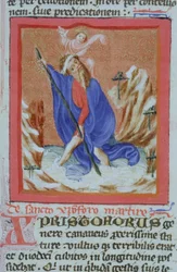 Pagina uit de Legenda Aurea, Brugge, ca. 1400-10