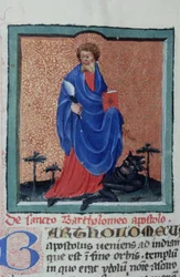 Pagina uit de Legenda Aurea, Brugge, ca. 1400-10