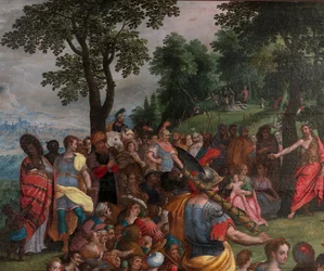 Prediking van Johannes in de woestijn