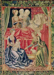 De Geboorte van de Maagd, Brussel Werkplaats, c.1510
