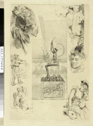 De grote lyriek. Titelpagina van de 1887 editie van Mallarmé