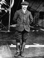 Henri Salmet, de grote Bleriot-piloot, in Hendon, Londen, 1912 1933