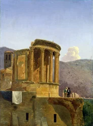 De tempel van Vesta in Tivoli