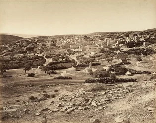 Panoramisch uitzicht op Nazareth, Israël