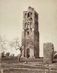 Uitzicht op de Toren van de Veertig Martelaren, in Israël