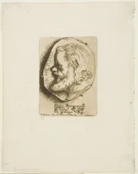 Profielportret van Charles Meryon