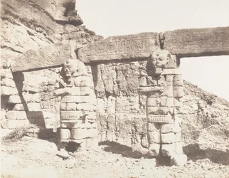Djerf-Hocein Tutzis, Hemi-Spéos, Kolossen van het buitenste deel, 1851-52, gedrukt 1853-54