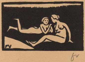 Baden op het gras, 1893