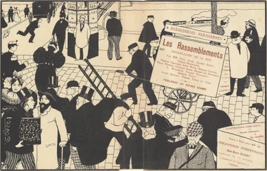 Boekomslag voor Les Rassemblements, 1896