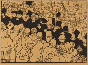 Le Monôme (Paraderen door de straten in een enkele rij)