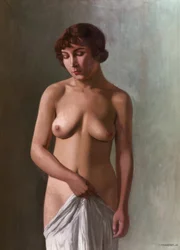 Staand jong meisje