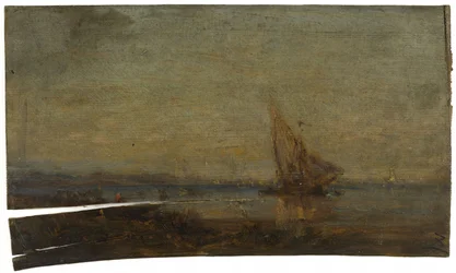 Voor Martigues, het gele zeil, ca. 1875