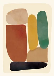 Aardse abstracte vormen