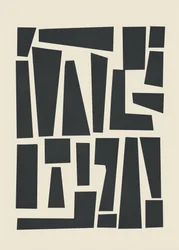 Moderne abstracte vormen