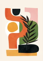 Biologische abstracte plant
