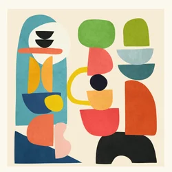 Levendige abstracte vormen