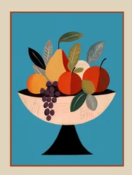 Kleurrijke fruitschaal