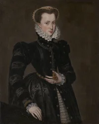 Portret van een hofdame