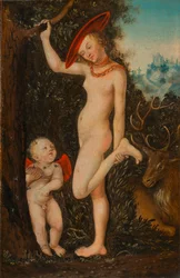 Venus en Cupido, de honingdief