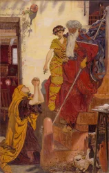 Elia en de zoon van de weduwe, 1864