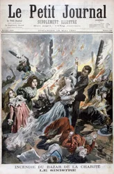 Brand in de Bazar de la Charite, Parijs, 4 mei 1897