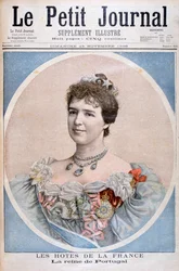Portret van koningin Amelia van Portugal, 1896