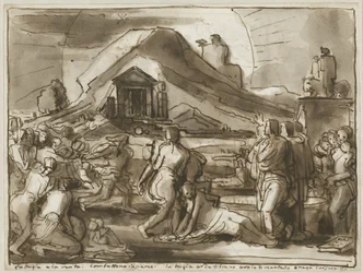 Een Allegorie van Waarheid en Leugen (verso)