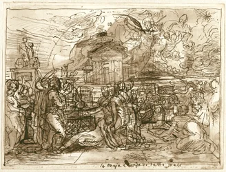 Leugen is de Oorzaak van Alle Kwaad (recto); Een Allegorie van Waarheid en Leugen (verso)