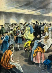 Le bœuf gras a paris en 1896 , les preparatifs au palais de l