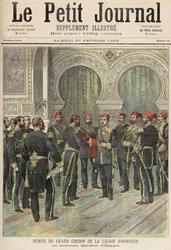 Terugkeer van het Grootlint van het Legioen van Eer naar de Nieuwe Khedive van Egypte, uit 