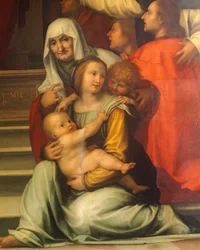 Onze-Lieve-Vrouw van Barmhartigheid door Bartolomeo della Porta bekend als Fra Bartolomeo (1472-1517) (detail)