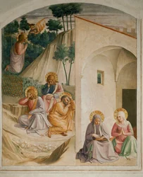 Cella 34: Christus bidt in Getsemane