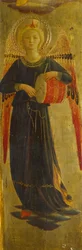 Engel muzikant, detail van het binnenframe, Tabernakel van de Linnenwevers