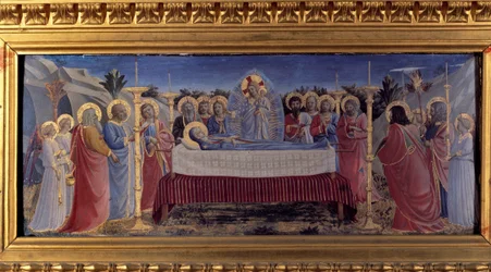 De begrafenis van de Maagd. Predelle 1435